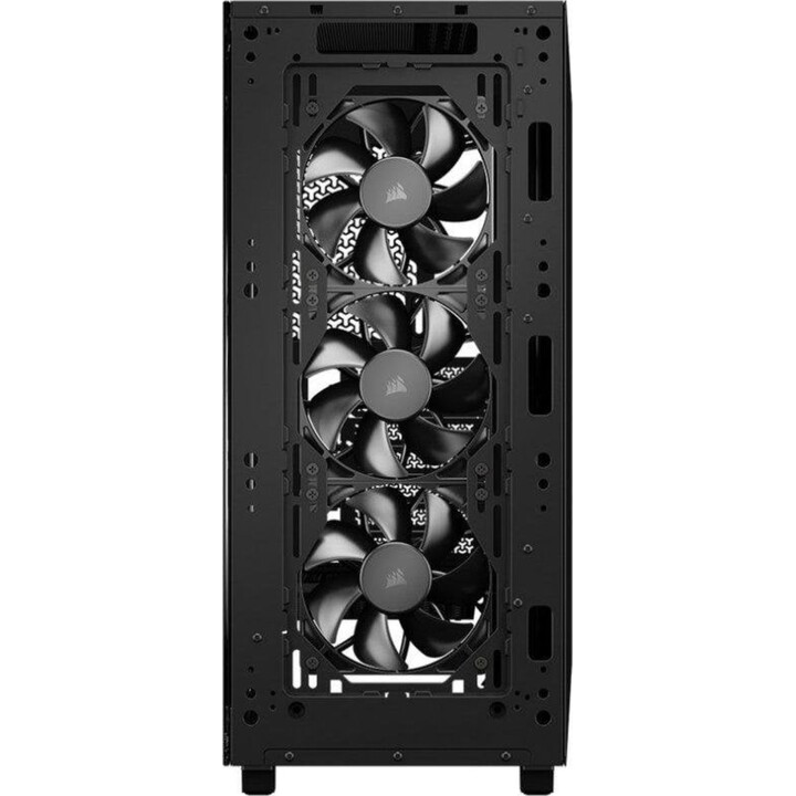 Corsair 3200D RS PC Tower ATX Case with Tempered Glass Side Panel and 3 USB-C Fans