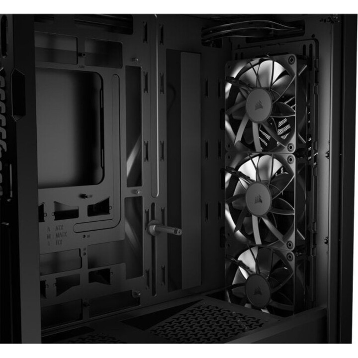 Corsair 3200D RS PC Tower ATX Case with Tempered Glass Side Panel and 3 USB-C Fans