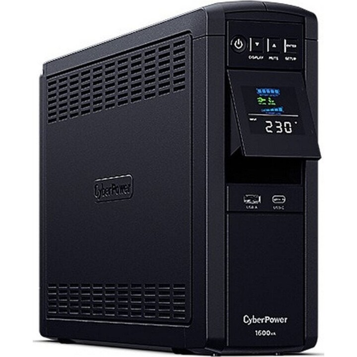 Cyberpower CP1600EPFCLCD Line Interactive UPS Tower Format 1600VA 1000W with 6 Schuko Outlets