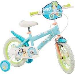 Toimsa Bluey 1459, Bicicleta para crianças, 14 polegadas, azul branco