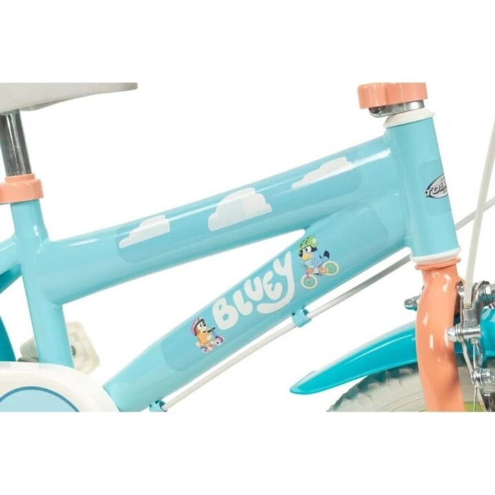 Toimsa Bluey 1459, Vélo enfant, 14 pouces, bleu blanc