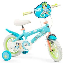 Toimsa Bluey, vélo enfant, 12 pouces, bleu/citron vert