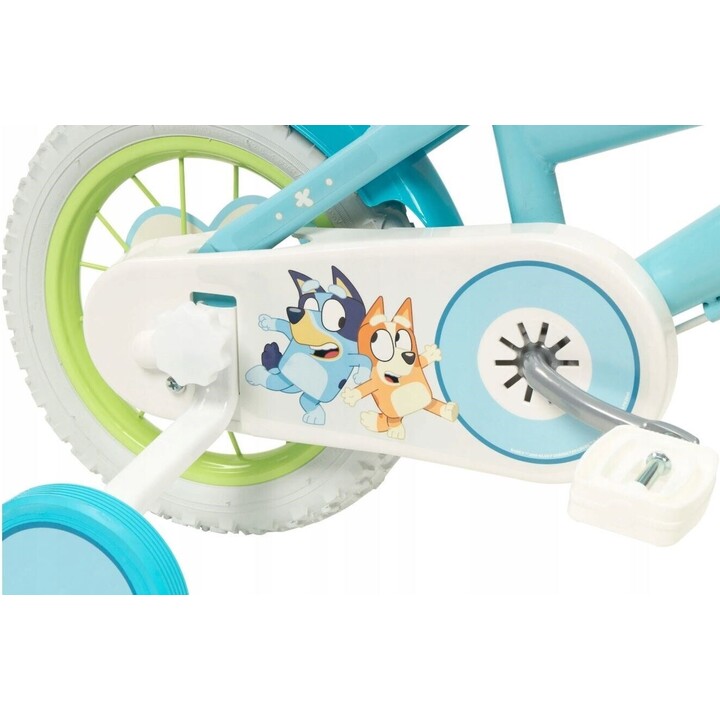 Toimsa Bluey bicicleta para crianças 12 polegadas azul/lima