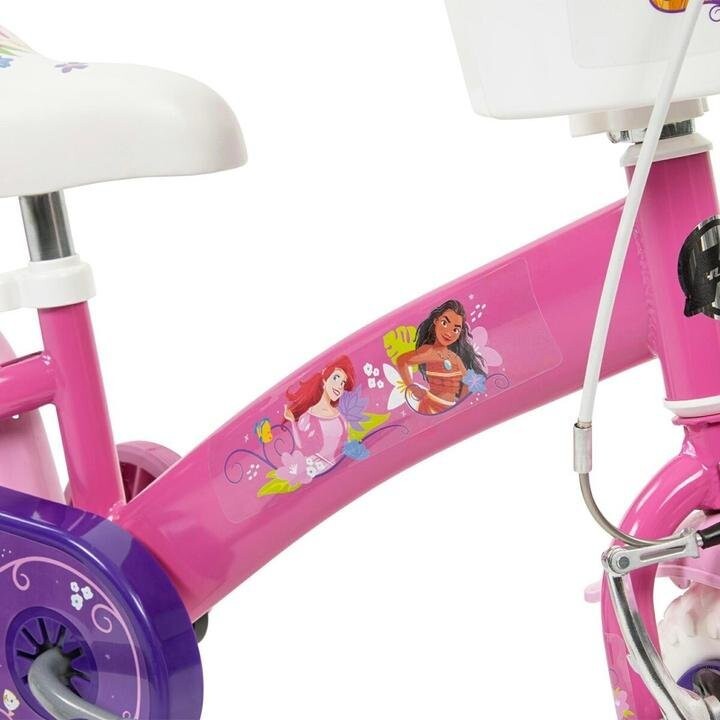 Huffy Disney Princess 22414W, Bicicleta para crianças, 12 polegadas, cor-de-rosa