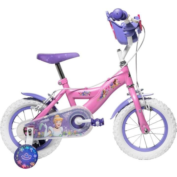 Huffy Disney Princess 22494W, Bicicleta para crianças, 12 polegadas, cor-de-rosa
