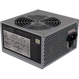 Fonte de alimentação ATX Lc-Power, ventoinha de 120 mm, Lc500-12 V2.31, 400 W, PFC ativo, 80 Plus Bronze