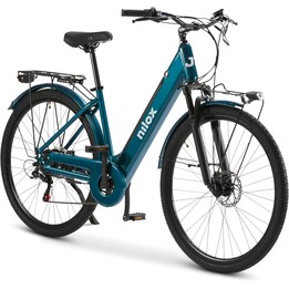 Nilox J7, vélo électrique de ville, 28 pouces, vert