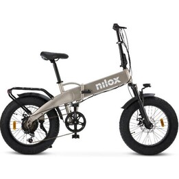 Nilox X10, bicicletta elettrica, pieghevole, grigio