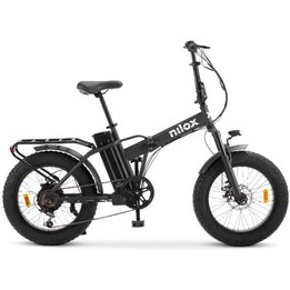 Nilox X8 Pro, Electric Bike, Fat Tires, Black