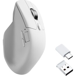 Keychron M6 Mouse ottico USB senza fili/bianco M6S-B72