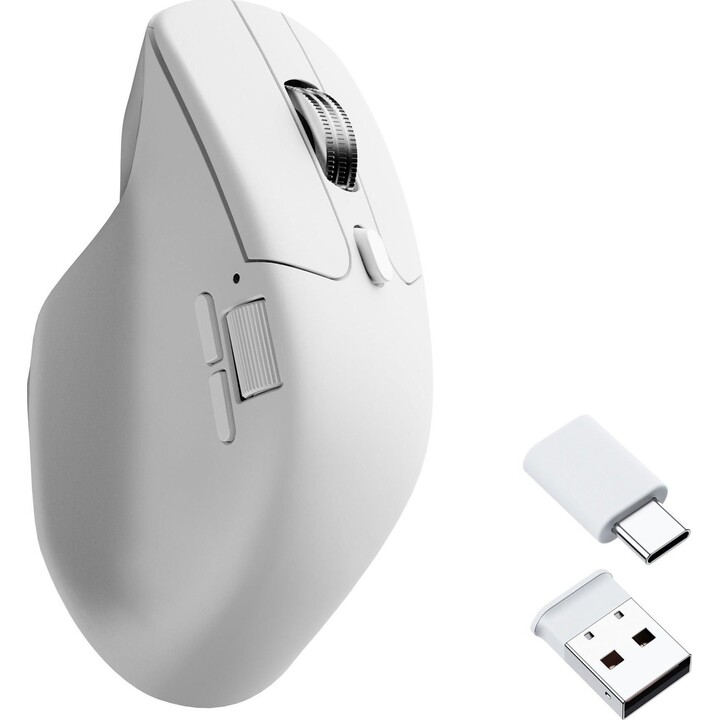 Keychron M6 Wireless Optical USB Mouse/White M6S-B72