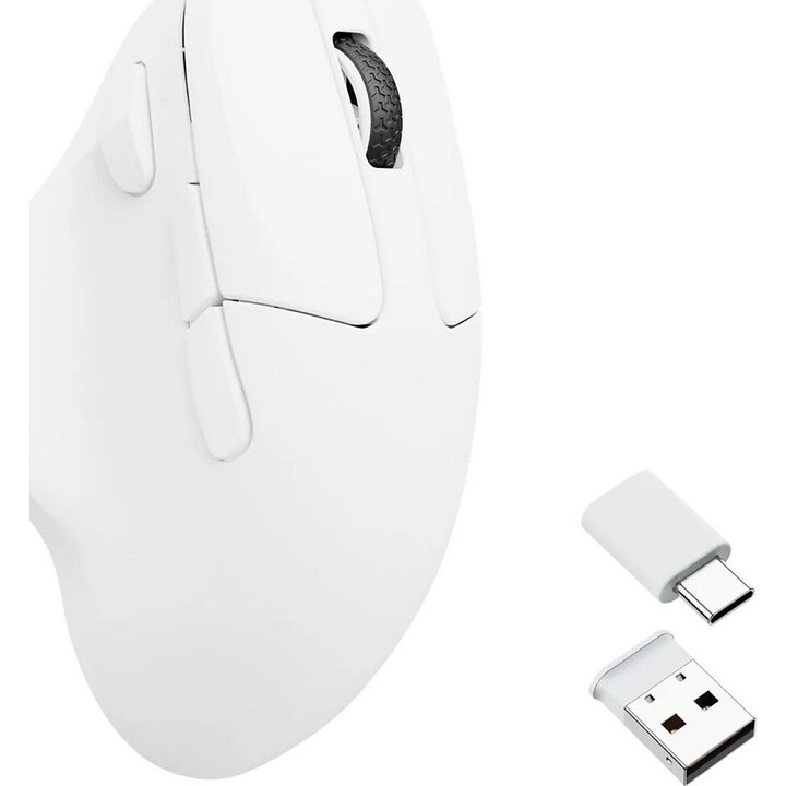 Keychron M7 Wireless Optical USB Mouse/White M7-A3