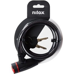 Nilox Cable Lock Candado para Bicicletas Negro