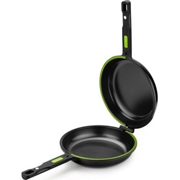 BRA Prior Cast Aluminum Double Frying Pan 24cm