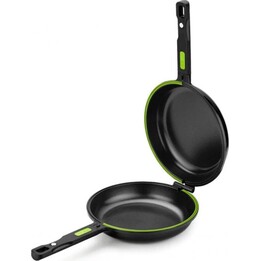 BRA Prior Padella doppia per tortillas, alluminio fuso, 20 cm