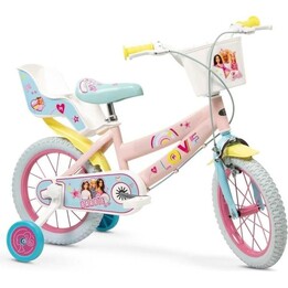 Toimsa Barbie 1265, vélo enfant, 12 pouces, rose blanc