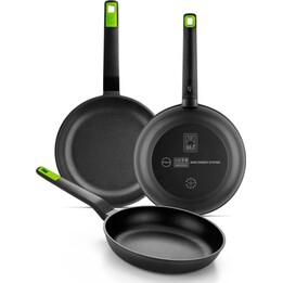 BRA Set de 3 poêles Gastro 18cm 22cm 26cm