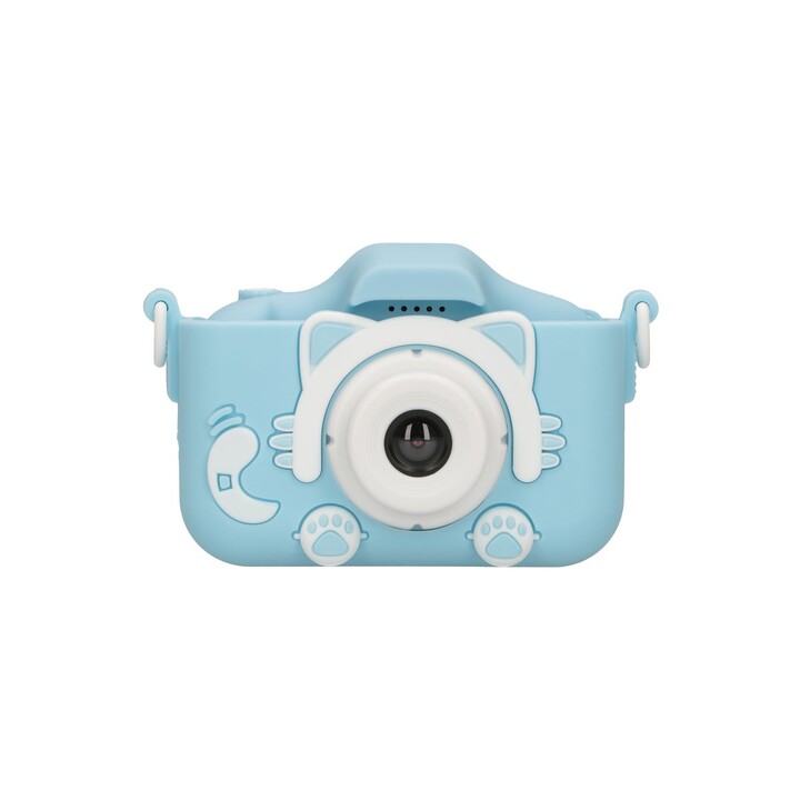 Caméra numérique Extralink Kids H27 bleue, 1080p 30 ips, écran 2 pouces