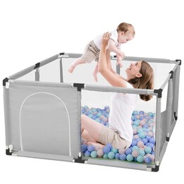 Extralink Kids Playpen, Dry Pool for Children, Foldable 126x126cm Ball Pit K-458
