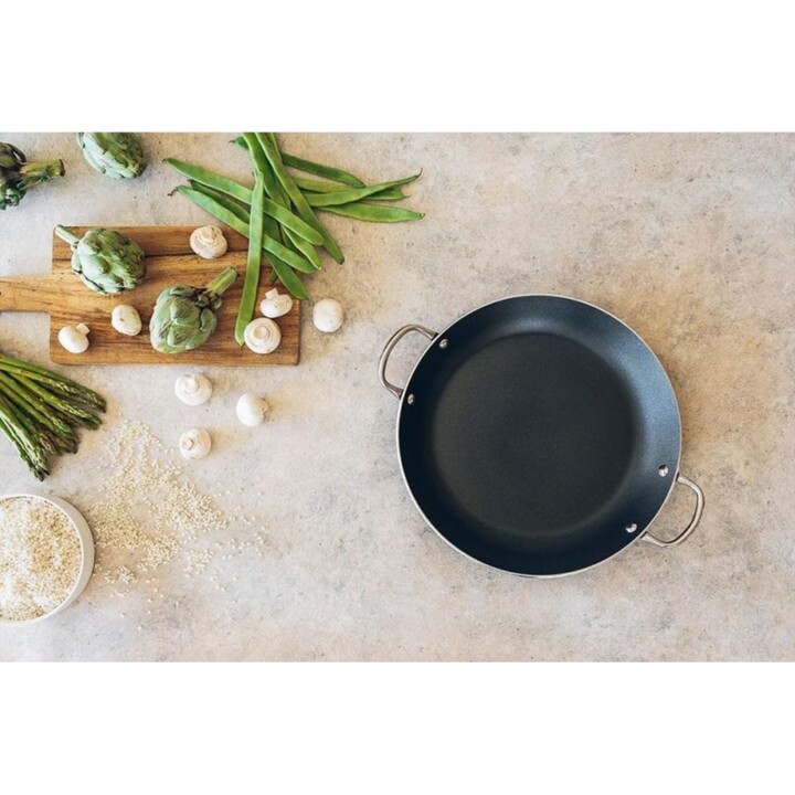 Panela para Paella Monix Resistent Plus M371642 em alumínio antiaderente 42cm