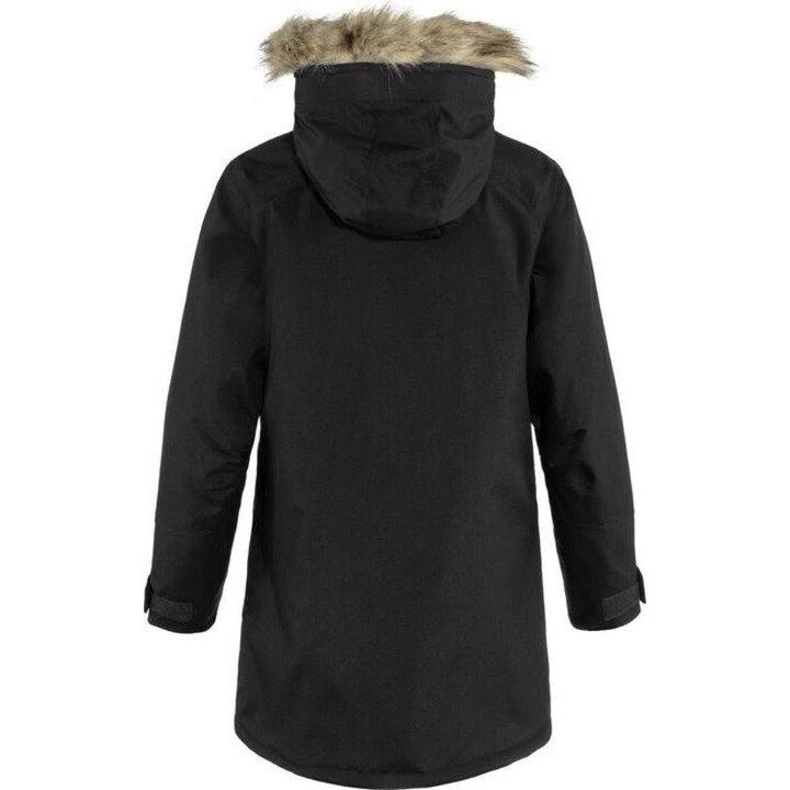 Fjällräven, Nuuk Parka pour femmes, taille M, imperméable avec doublure synthétique, noir