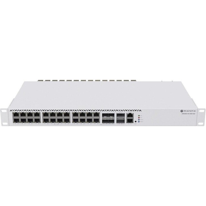 MikroTik CRS326-4C+20G+2Q+RM 20x2.5GbE 4xCombo 10G SFP+ 2x40G QSFP+ Rackmount Switch