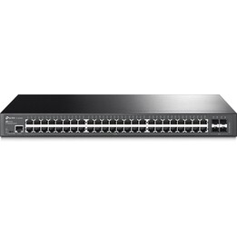 TP-Link Omada SG3452 Switch gerido L2+ Gigabit de 48 portas com 4 ranhuras SFP para montagem em bastidor