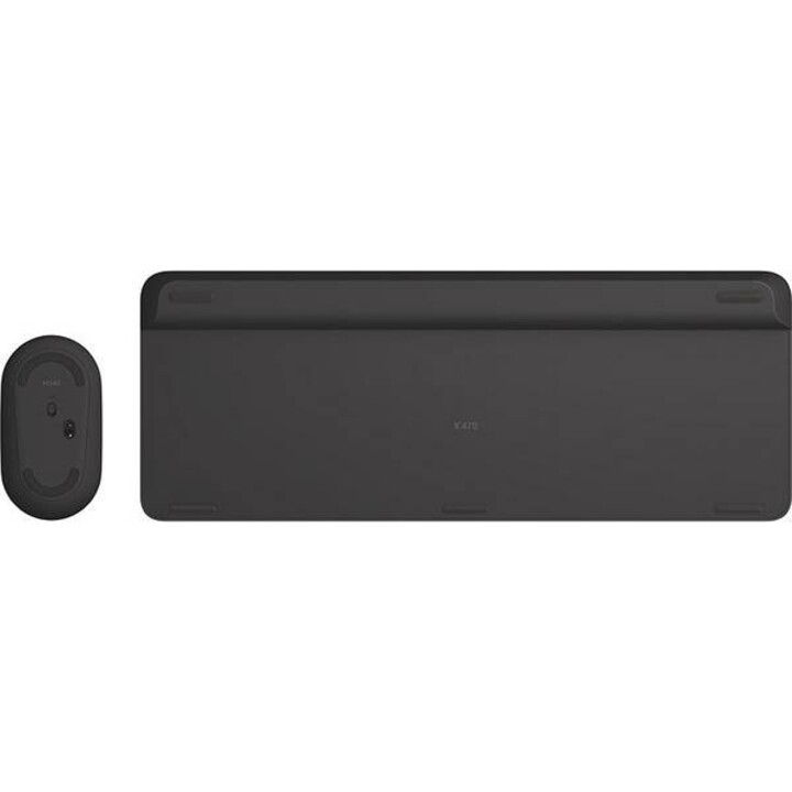 Logitech MK470 Slim Combo Keyboard (German)/Mouse Black