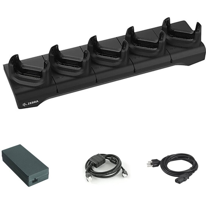 Zebra CRDTC2LBS5CO-01 Support de chargement de batterie Li-Ion TC2x 5 emplacements ShareCradle
