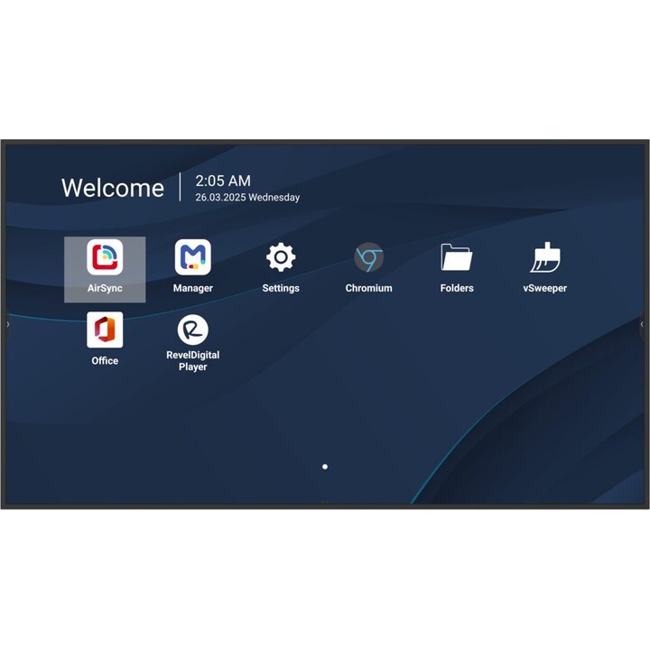 Pantalla digital comercial Viewsonic CDE5531-1C de 55 pulgadas y 4K