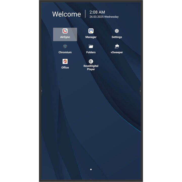 Ecrã digital comercial Viewsonic CDE5531-1C de 55” e 4K