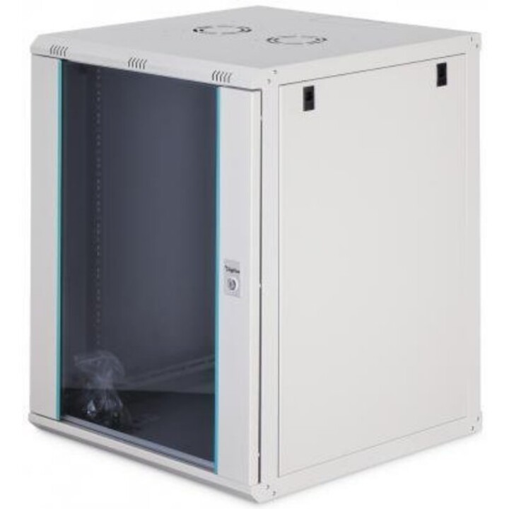 Assmann DN-37114 Dynamic-N 16U 19" Wall Rack 785x600x600mm Glass Door Gray 60kg Non montato