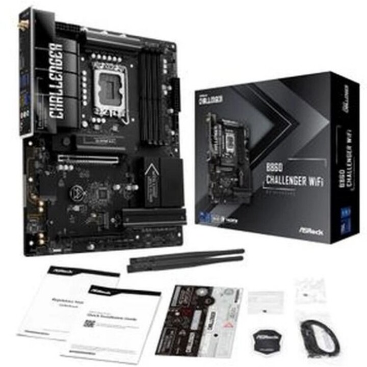ASRock B860 Challenger WiFi LGA1851 ATX DDR5-8666+ PCIe5.0x16 2.5G LAN WiFi7