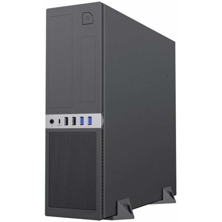 Sohoo S503SC Caja de sobremesa Micro-ATX con 300W 80+ Platinum TFX PSU sin herramientas 356x102x338mm