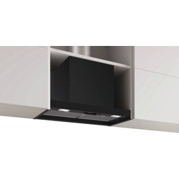 Bosch Serie 2 DBB63BC60, Campana encastrada de 384 m³/h con potente sistema de extracción, Negro