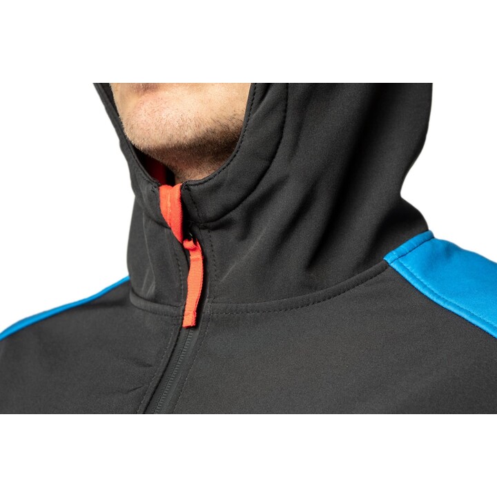 Neo Tools, HD+, High Density Softshell Jacket, Größe M, Schwarz/Blau/Rot