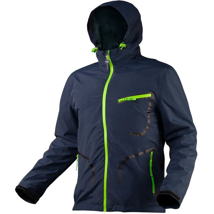 Neo Tools, 81-572-XXXL, Professionelle Arbeitsjacke, Größe XXXL, Weiß/Grau