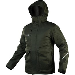 Neo Tools, 81-573-M, Reinforced work jacket, Size M, Olive Green
