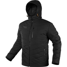 Neo Tools, 81-574-XL, Work jacket with hood, Size XL, Black