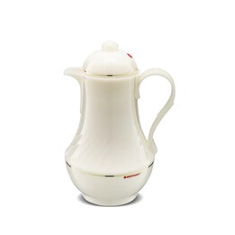ROTPUNKT thermal jug, 1.0 l, ivory (raw) color