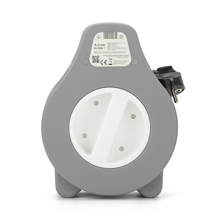 Montis Alargador doméstico enrollable 10m MT189 2 salidas AC