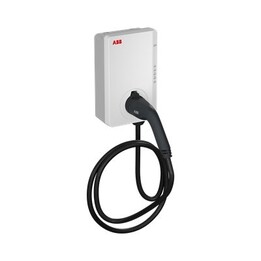 Caixa de parede ABB Terra AC W22-G5-RC-V2-0 Wallbox Typ 2, 22kW, comprimento de 5m, conexão de 3 portas/32A, Bluetooth, Wi-Fi, E