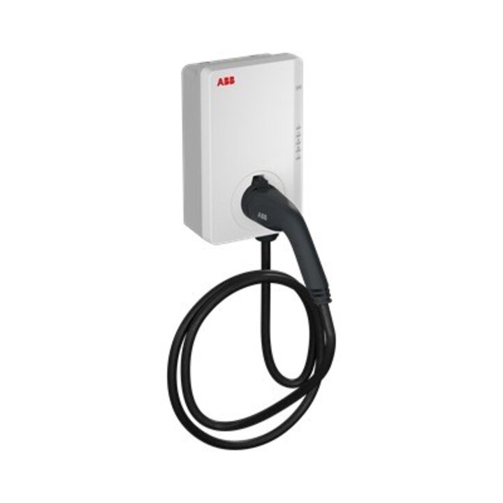 Stacja ładowania ABB Terra AC W22-G5-RC-V2-0 wallbox Typ 2, 22kW, distanza 5m, zasilanie z 3 faz/32A, Bluetooth, Wi-Fi, Ethernet