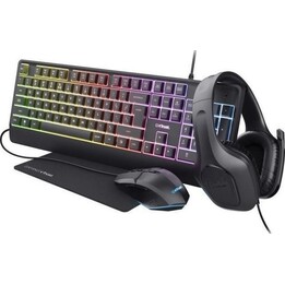 Trust Gaming GXT 792 Quadrox 4-in-1 Gaming-Bundle - Schwarz