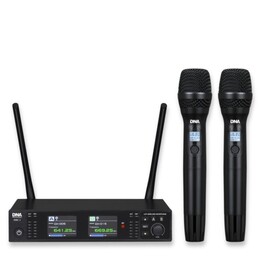DNA XMIC 2 wireless dual set with 2 handheld microphones + receiver, black