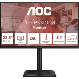 AOC 24P4U écran plat de PC 60,5 cm (23.8") 1920 x 1080 pixels Full HD Noir