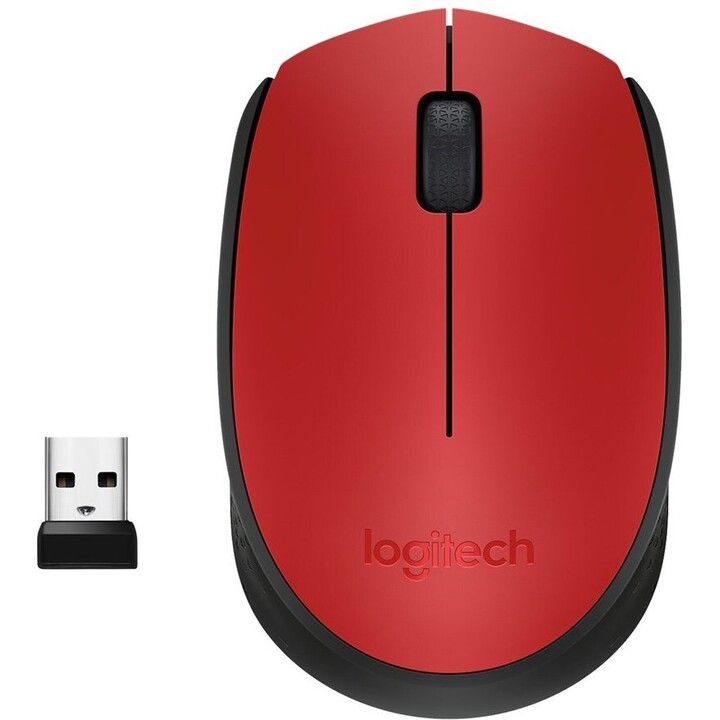 Ratón Logitech Wireless M171 Negro/rojo