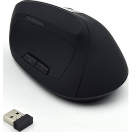 Ewent Ergonomic Vertical Wireless Mouse 1600dpi Noir