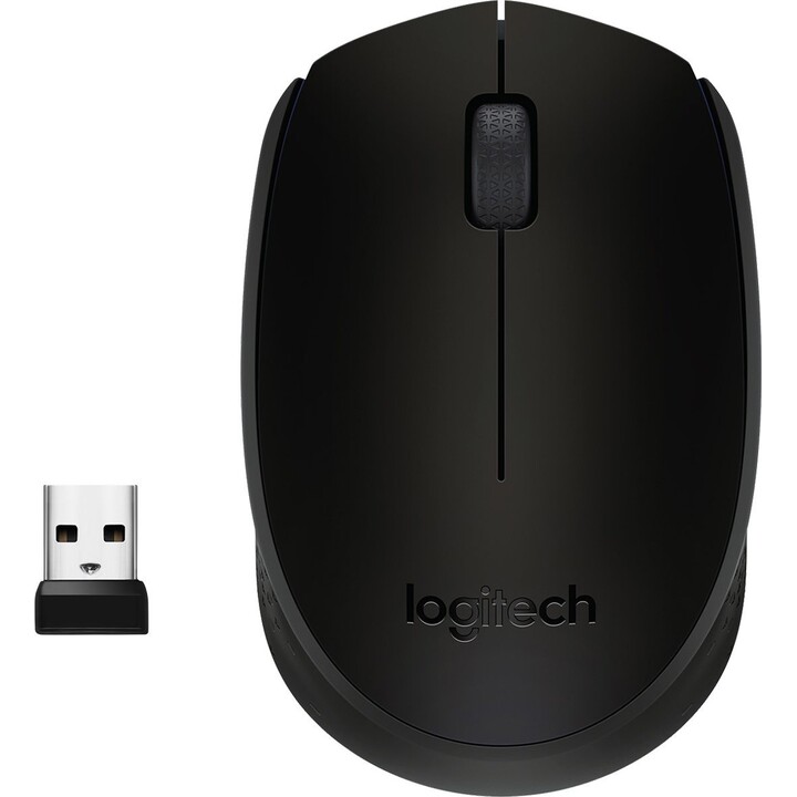Logitech M171 USB-Maus - 2,4 GHz - schwarz