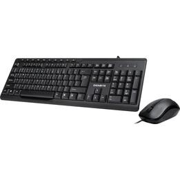 Clavier Gigabyte KM6300 + Souris confortable 1000 dpi - Pack